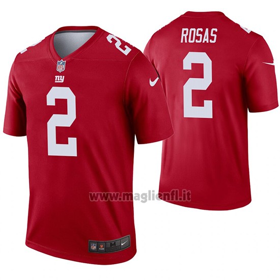 Maglia NFL Legend New York Giants 2 Aldrick Rosas Inverted Rosso